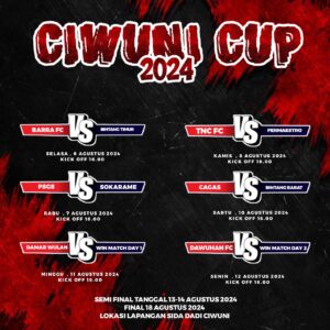CIWUNI CUP 2024 Meriahkan HUT RI ke-79