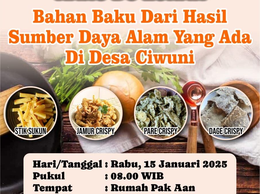 Sinau Gawe Kletikan Karo Bu Lurah di Desa Ciwuni Kecamatan Kesugihan