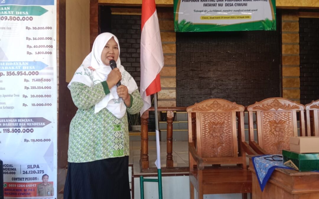 MERIAHNYA PELANTIKAN FATAYAT NU DESA CIWUNI