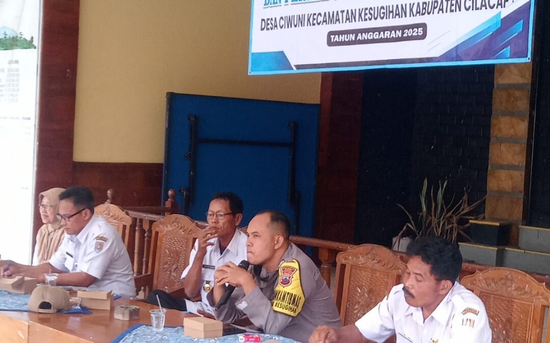 Sosialisasi Hukum dan Perlindungan Masyarakat Digelar di Desa Ciwuni